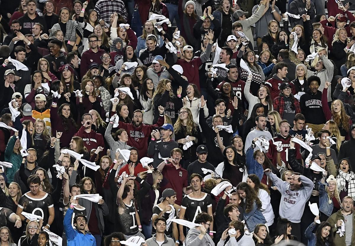 Gamecock crowd at stadium